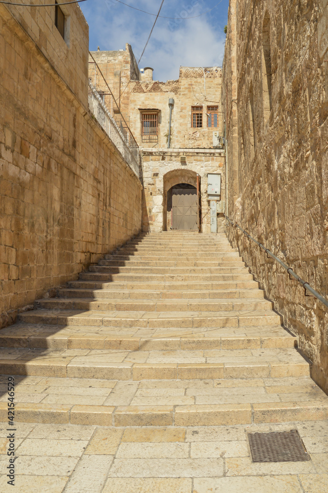 Take the stairs in Jerusalem