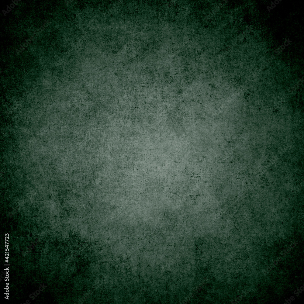 Green designed grunge texture. Vintage background with space for text or image