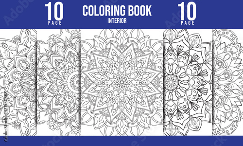 Coloring page .kids coloring page interior. flower coloring book