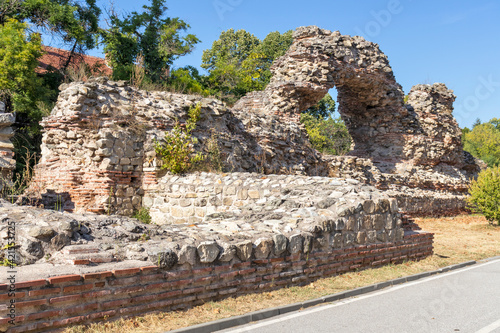 Ruins of ancient Roman city of Diocletianopolis, Hisarya, Bulgaria