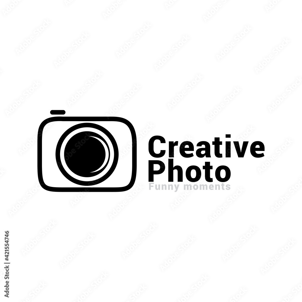 camera photography logo icon vector template. camera photography logo icon vector template.