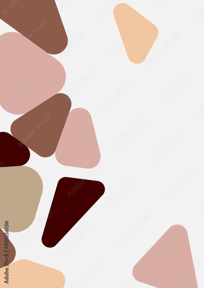 Colorful geometric background design. Trendy abstract composition with rounded triangles. Futuristic background. Vector illustration for wallpaper, banner, card, landing. Colorful geometric background design. Trendy abstract composition with rounded triangles. Futuristic background. Vector illustration for wallpaper, banner, card, landing.