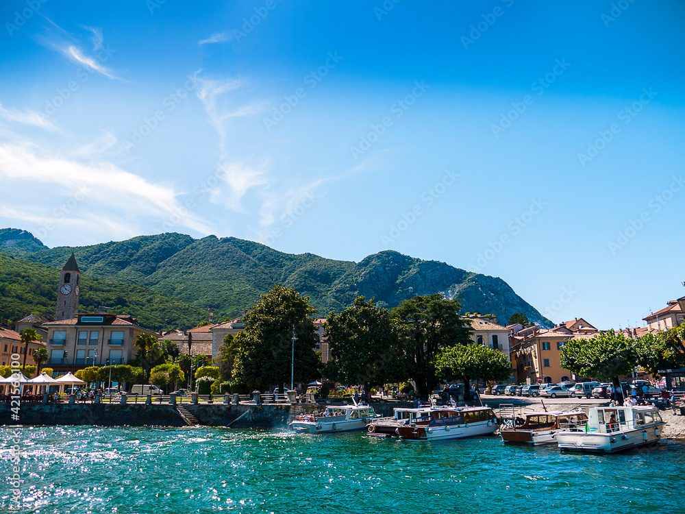 Baveno on Lake Maggiore in Northern Italy
