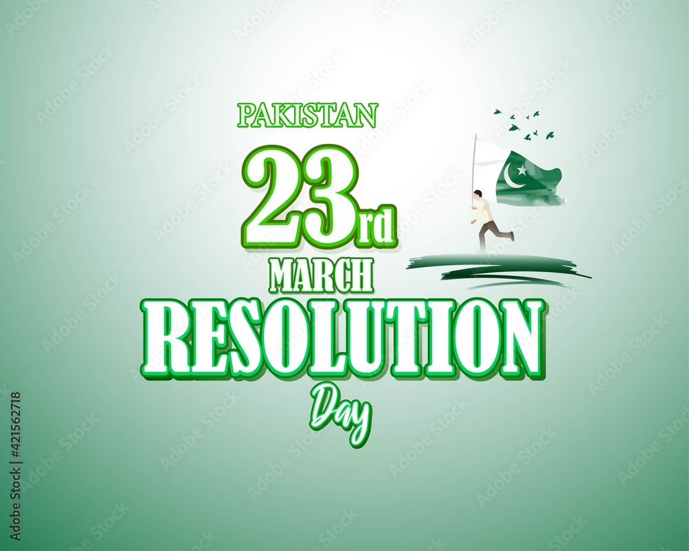 Vector illustration concept of Pakistan National day greeting, 23 March, flag, patriotic poster, banner Vector illustration concept of Pakistan National day greeting, 23 March, flag, patriotic poster, banner