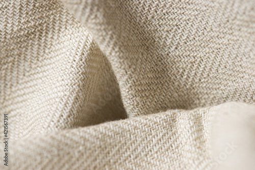 Close up of a fabric