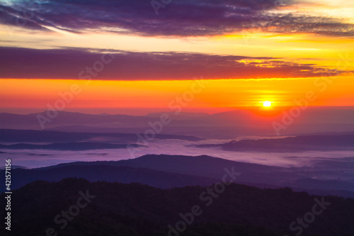 sunrise over the mountains © Soonthorn