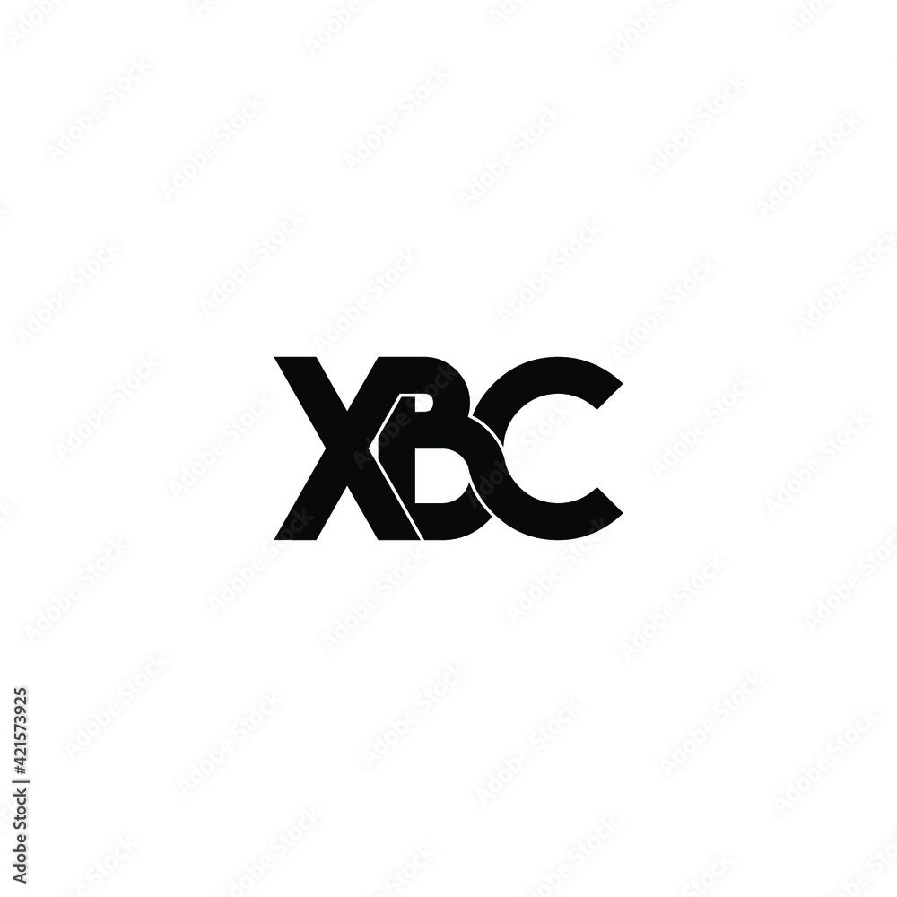 xbc letter original monogram logo design xbc letter original monogram logo design