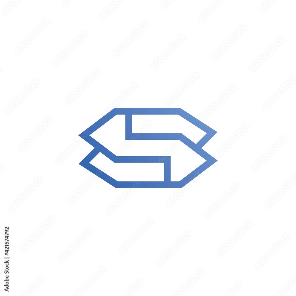 A logo with the initials letter S modern and sophisticated 2 A logo with the initials letter S modern and sophisticated 2