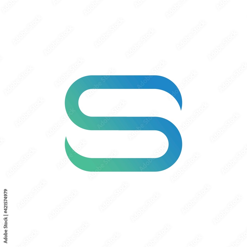 A logo with the initials letter S modern and sophisticated A logo with the initials letter S modern and sophisticated