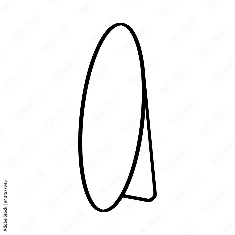 Floor wooden frames mirrors shapes set . Vector illustration. Floor wooden frames mirrors shapes set . Vector illustration.
