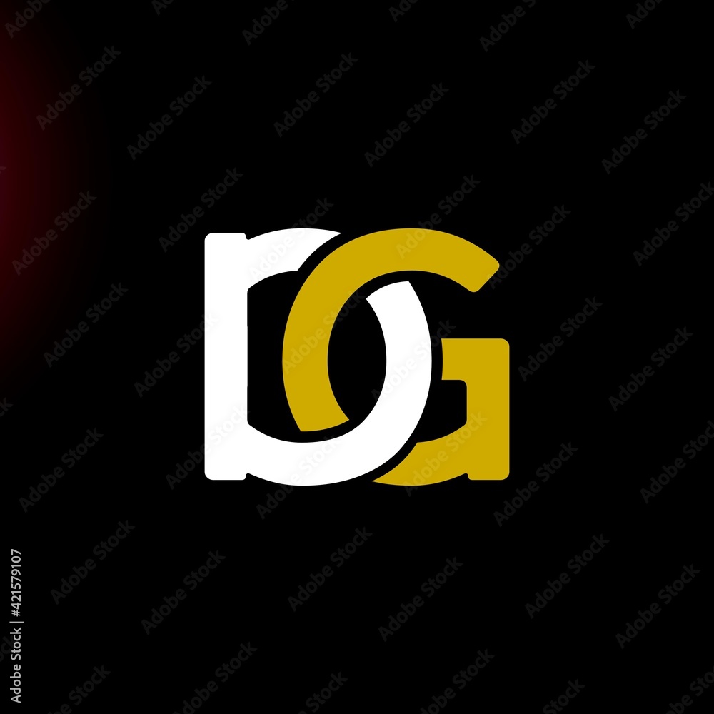 business DG letter logo design vector