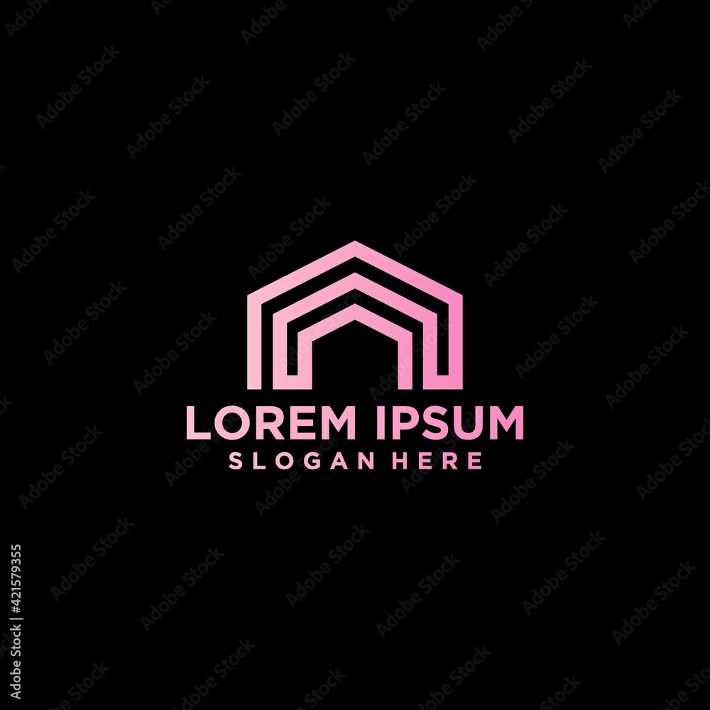 business real estate logo design vector business real estate logo design vector