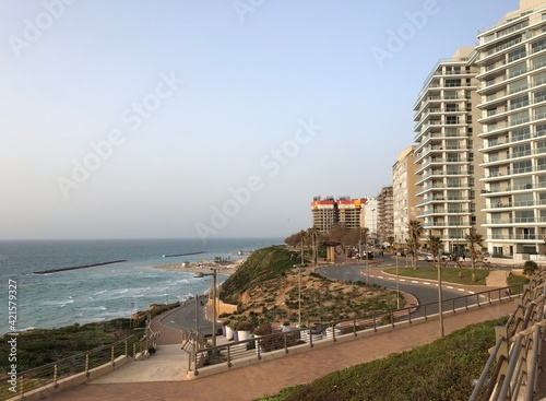 Sironit Netanya beach, sea view Israel