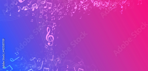 note, note musicali, pentagramma, music	
