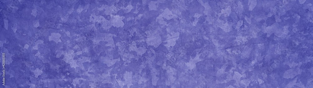 Galvanized sheet texture - Purple colored painted Zinc wall , plate surface background pattern banner panorama with scratches