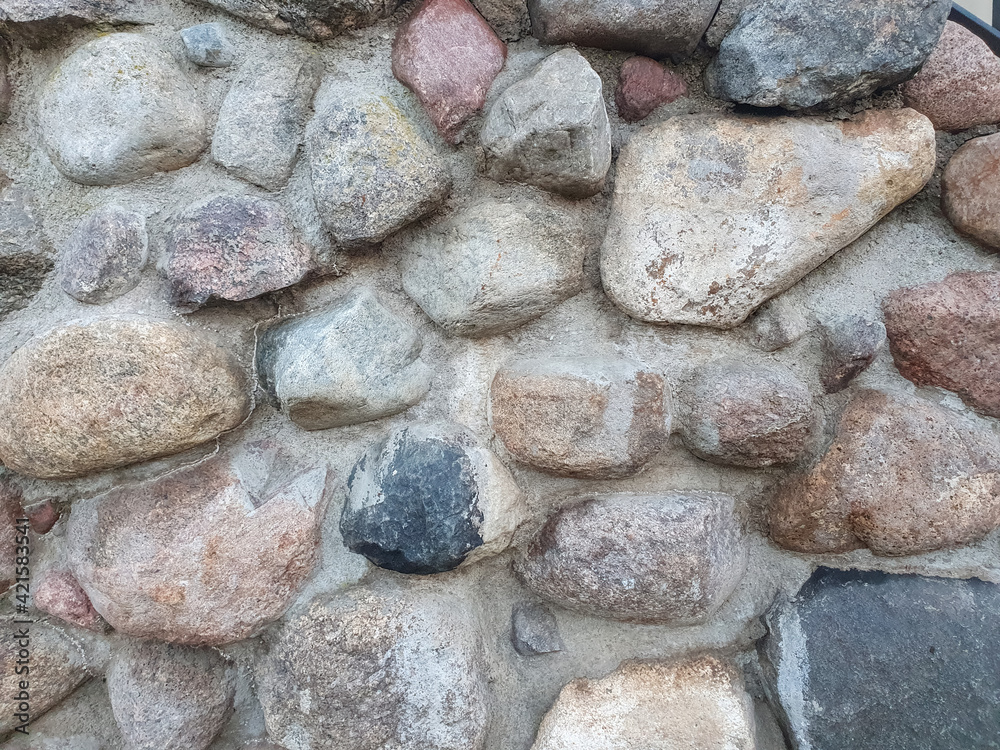 gray stone wall with cement, external wall of an old building, backgrounds gray stone wall with cement, external wall of an old building, backgrounds