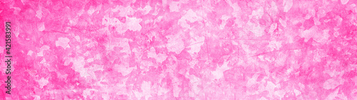 Galvanized sheet texture - Pink colored painted Zinc wall , plate surface background pattern banner panorama with scratches