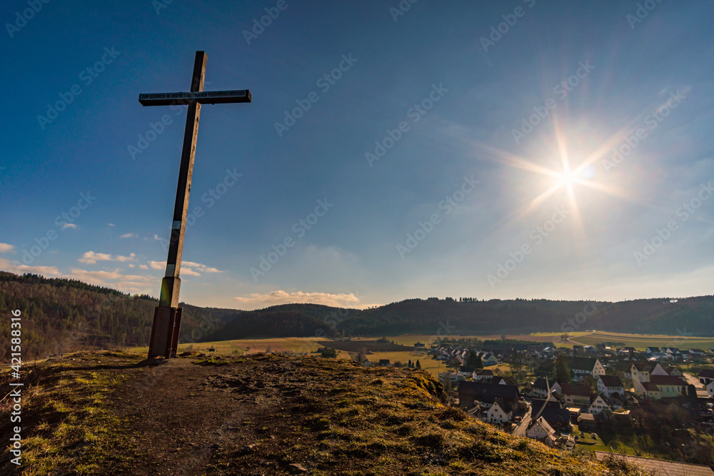 Spring hike in the Danube Valley near Sigmaringen