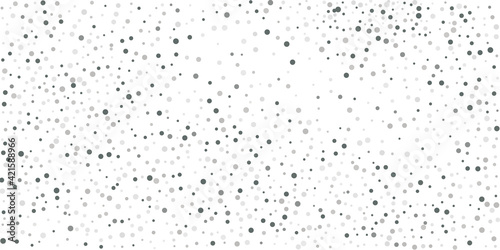 Silver confetti point on a white background. Luxury background.