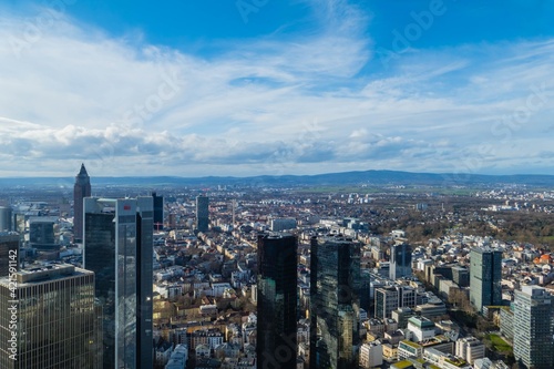 Bankenbezirk Frankfurt am Main von oben © pusteflower9024
