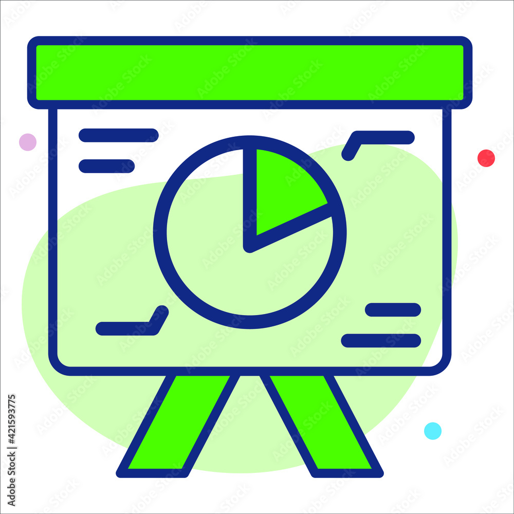 data analysis flat line modern illustration data analysis flat line modern illustration
