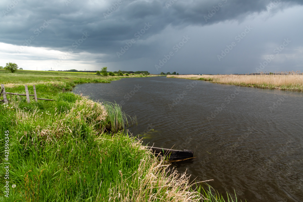 Wiosna w dolinie Narwi, Podlasie, Polska Wiosna w dolinie Narwi, Podlasie, Polska