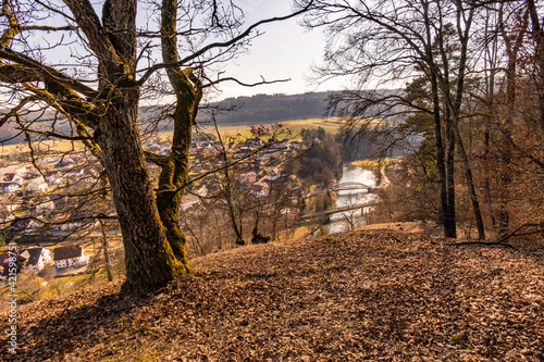 Spring hike in the Danube Valley near Sigmaringen photo