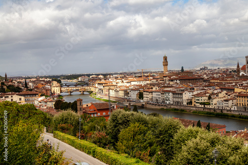 View of the Arno River in Florence