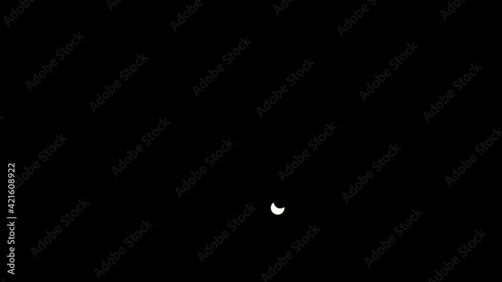 Time lapse of Full solar eclipse looking from sirsa,india on June 21 2020. Time lapse of Full solar eclipse looking from sirsa,india on June 21 2020.
