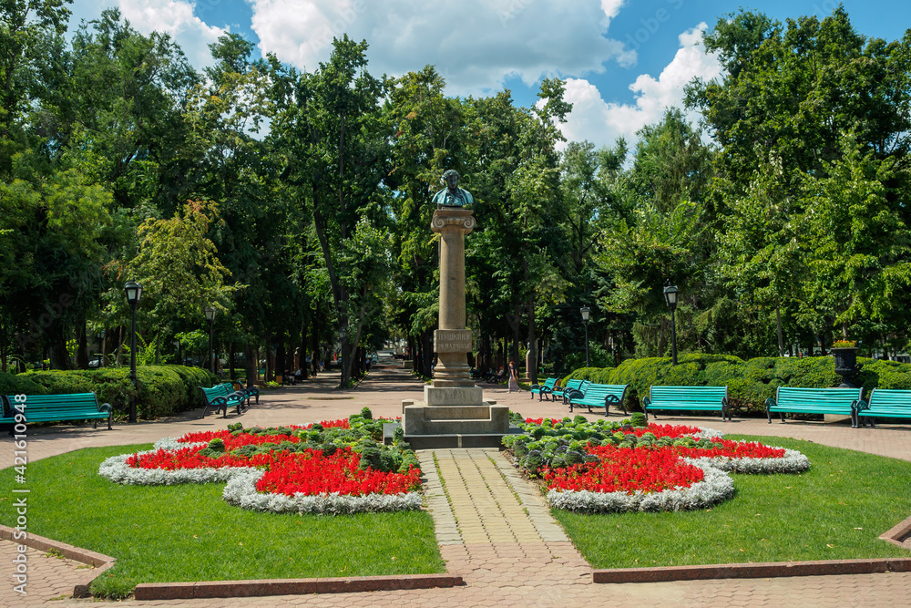 Stefan cel Mare Central Park, Chisinau, Moldova