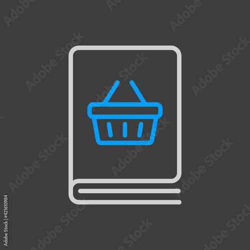Catalog product vector flat icon. E-commerce sign