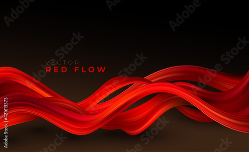 Abstract colorful vector background, color flow liquid wave for design brochure, website, flyer.