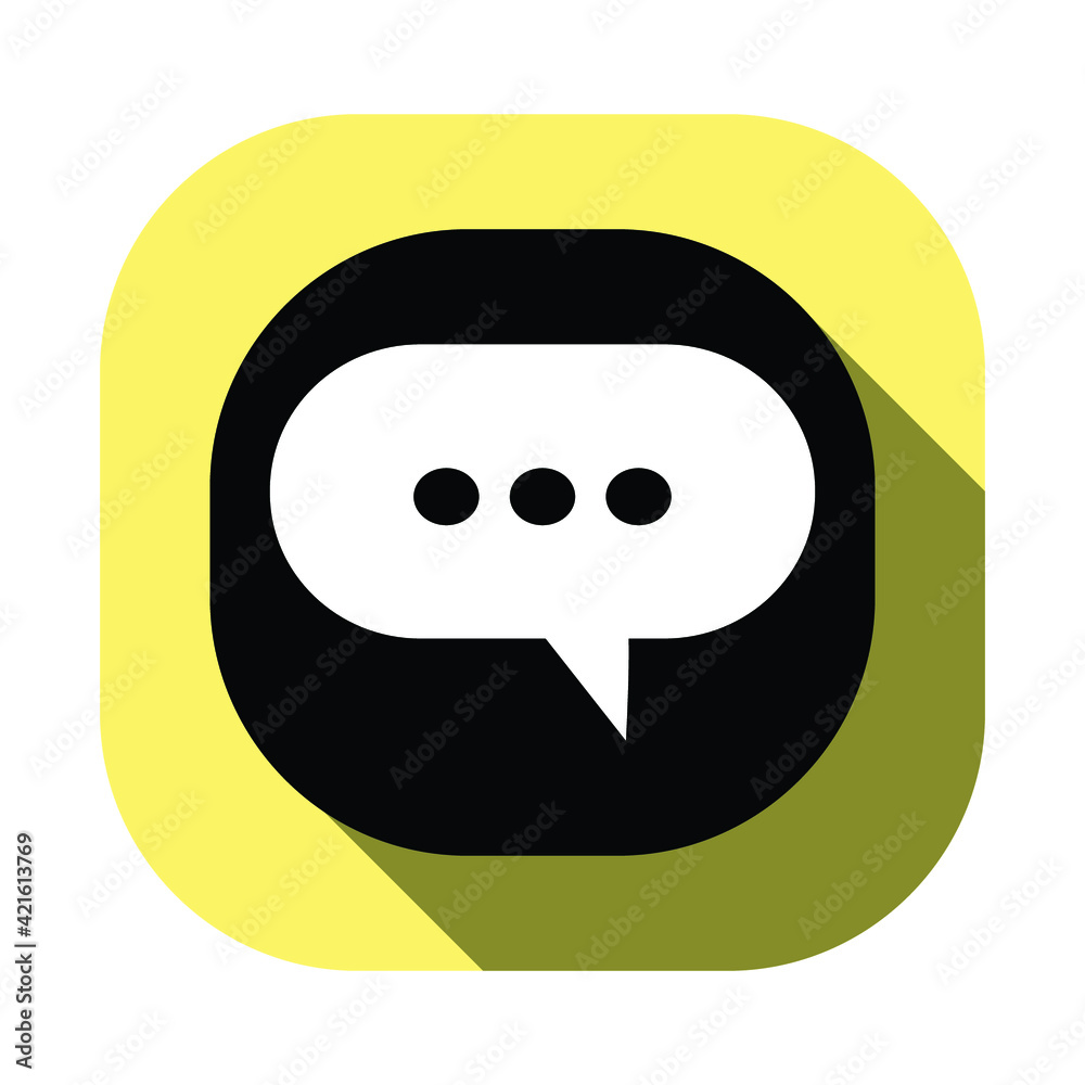 chat icon vector illustration