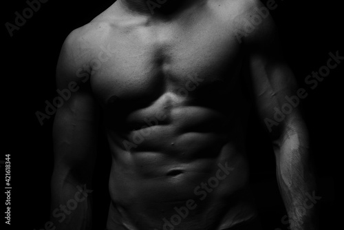 naked chest muscular men