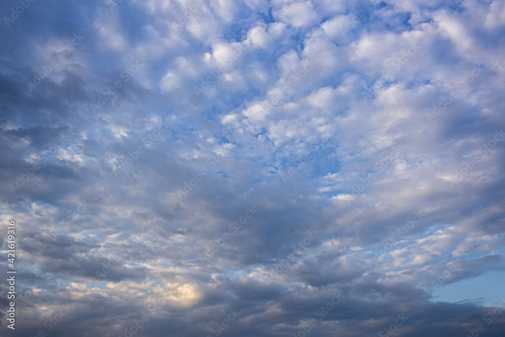 blue sky with clouds