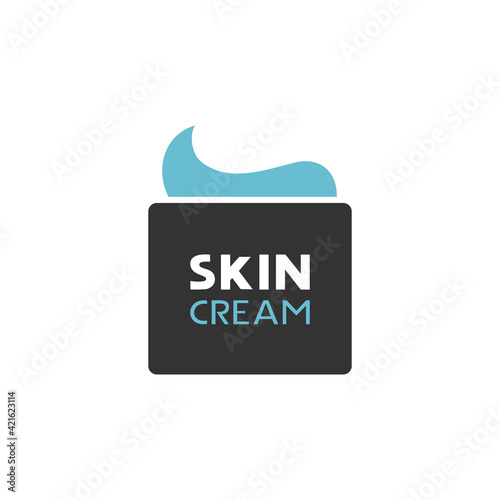 Skin cream symbol