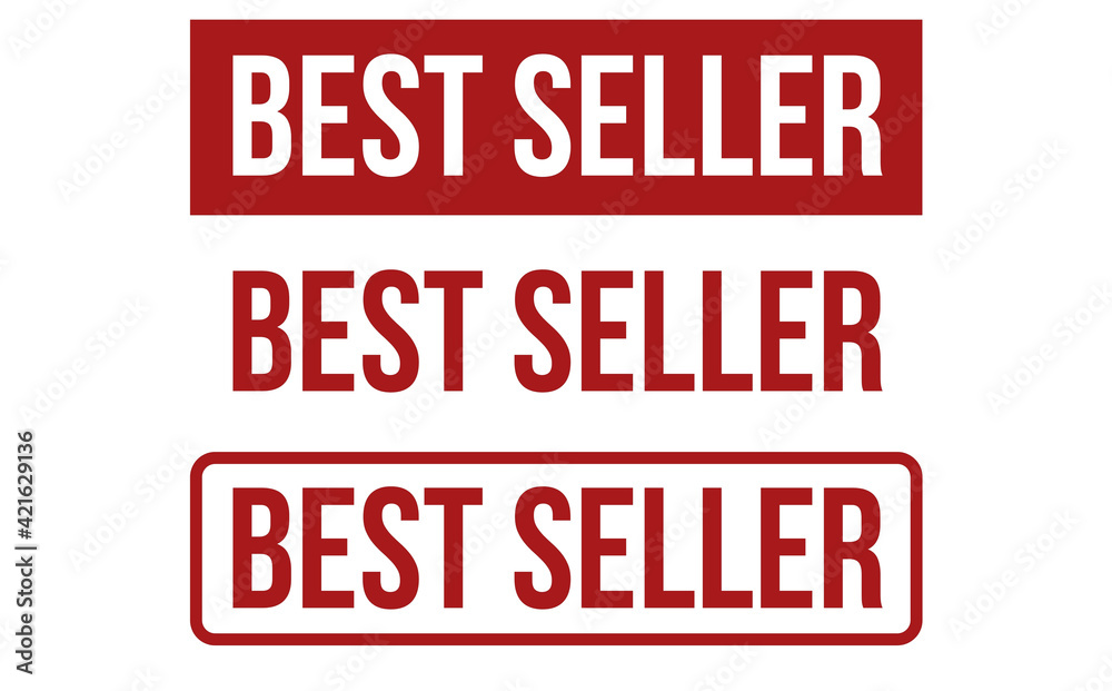 Best Seller rubber stamp, stamp illustration for manual use, graphic resource Best Seller rubber stamp, stamp illustration for manual use, graphic resource