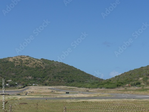 Runway of the Aeropuerto Benjamín Rivera Noriega in Culebra, Pu photo