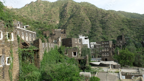 Heritage village of Rijal Almaa in Southern Saudi Arabia photo