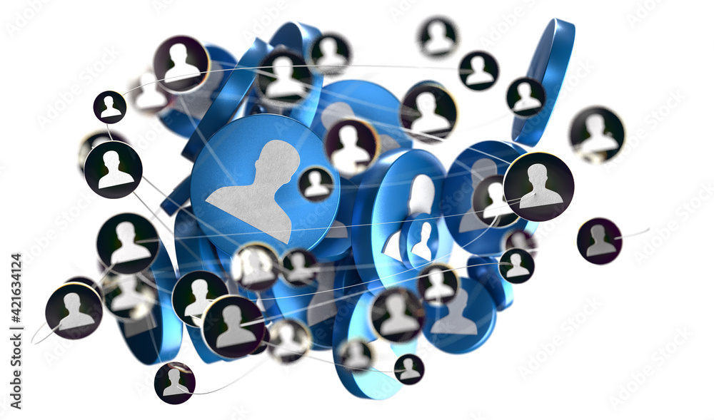 conference team work connection digital concept 3d illustration conference team work connection digital concept 3d illustration