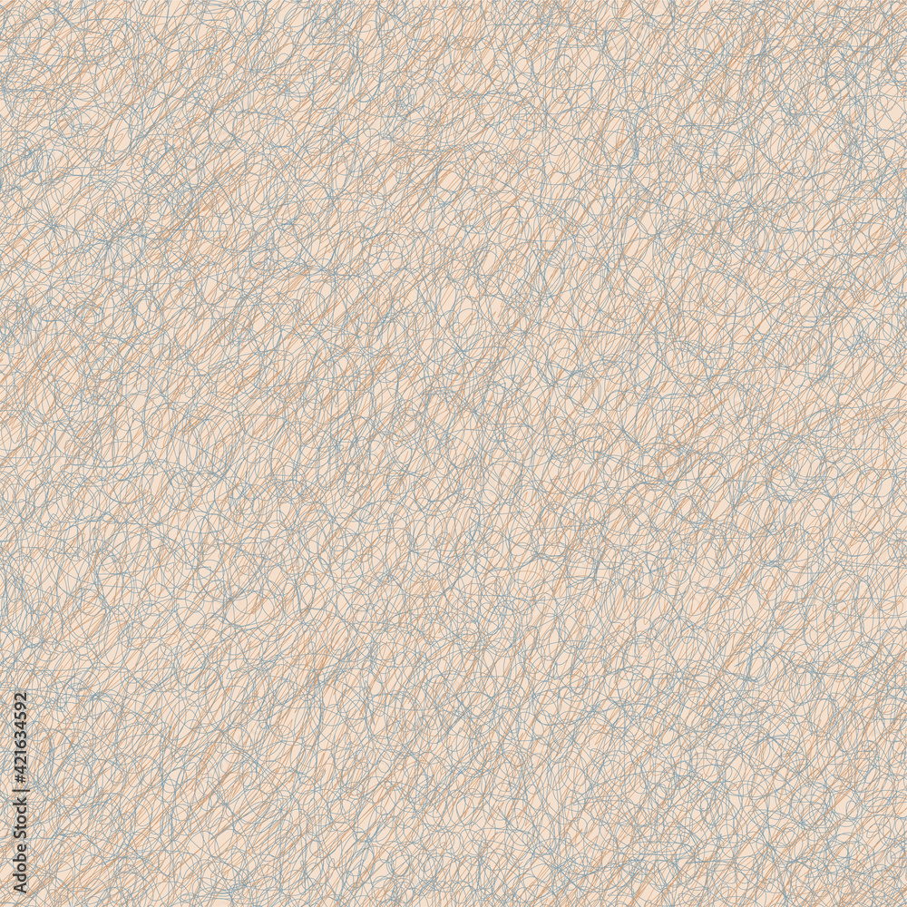Fototapeta premium Texture seamless pattern, repeat nude hand drawn sketch, grunge background, light line art, neutral elegant color, perfect as cover or backdrop for your creative art design, textile, fabric effect