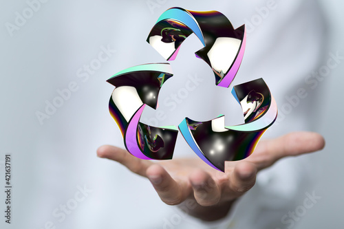 Recycle business digital. eco