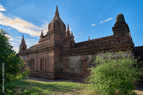 Stone Temple at Old Bagan, Myanmar (Burma)