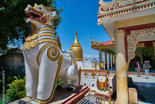 Bupaya pagoda in Old Bagan, Myanmar (Burma)