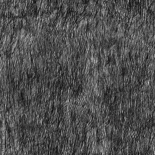 Pencil art seamless pattern, abstract repeat hand drawn sketch texture, natural dark grunge background
