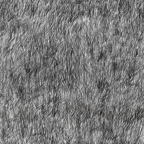 Pencil art seamless pattern, abstract repeat hand drawn sketch texture, natural dark grunge background