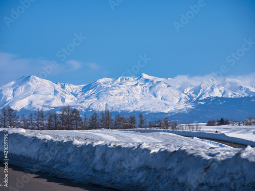 冬の十勝岳 © makieni