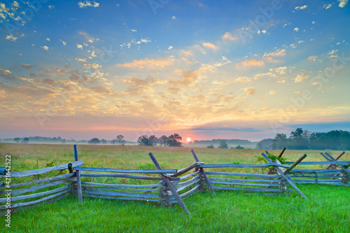 Old fence at Gettysburg National Military Park