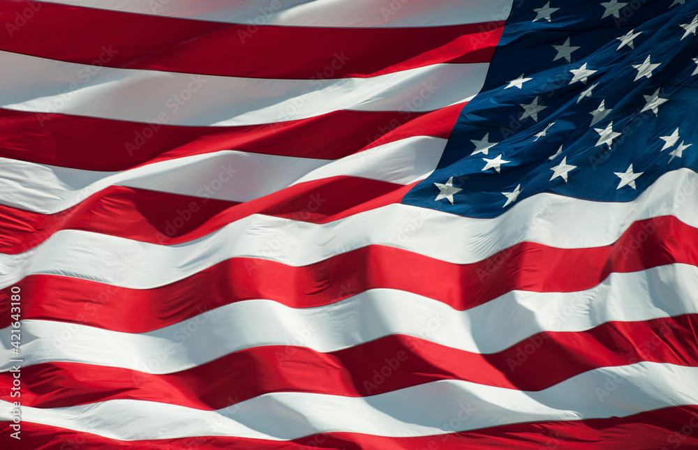 USA, South Dakota, Close-up of American flag USA, South Dakota, Close-up of American flag