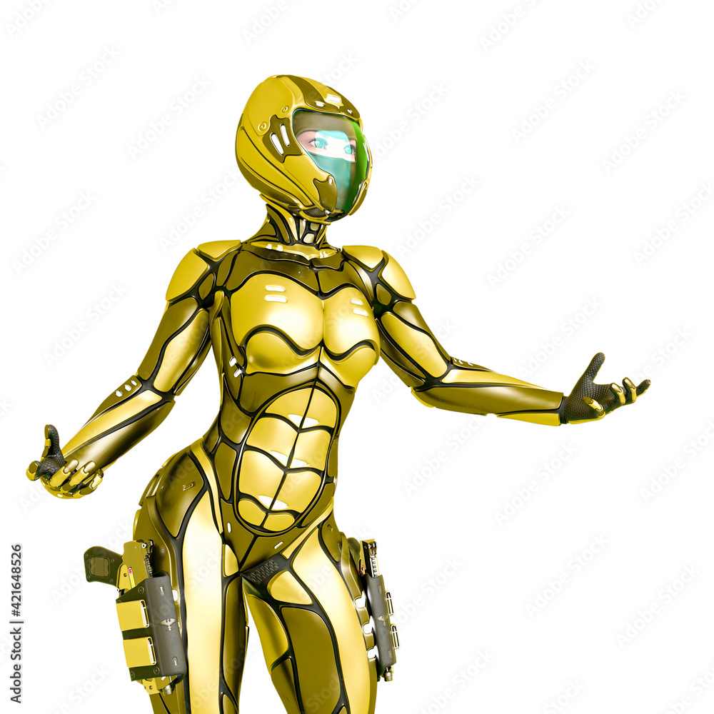 Fototapeta premium super sweet girl is talking